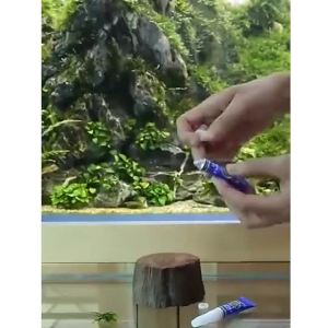 National Elephant Aquarium Instant Landscaping Glue  100 Bone Frame Glue Agarwood Glue   Stone Azalea Root Quick-Drying Glue Water Batch