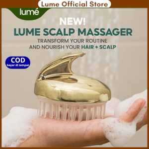 Lume Scalp Massager Sisir Keramas Shampoo Anti Kusut Rontok