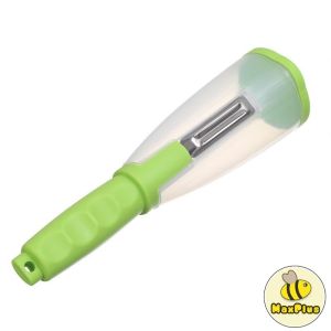 MaxPlus Multi-functional Stainless Steel Creative Peeler With Garbage Container For Peel fruits&vegetables
