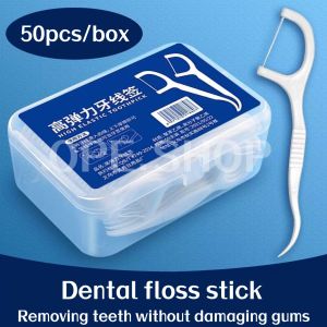 0Pcs/Box Teeth Toothpicks Stick Dental Floss Flosser Picks Tooth Clean Oral Care