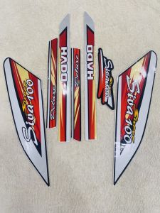 Bộ tem decal dán xe máy Honda Super Siva Hado 100 zin thái siêu đẹp