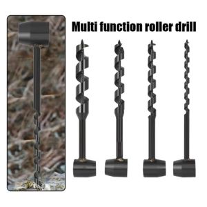 KECTTIO Mạnh mẽ Đầu khoan Auger Đặt bộ mở rộng xoắn ốc siêu dài Thép carbon Dụng cụ mở lỗ Dụng cụ đục lỗ Bền bỉ Mũi khoan gỗ Chế biến gỗ