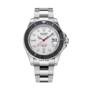 Sugess Master Dvier Watch For Men Automatic Mechanical Watches NH35A Movement Sapphire Luxury 100m Waterproof Clock S450-2 New