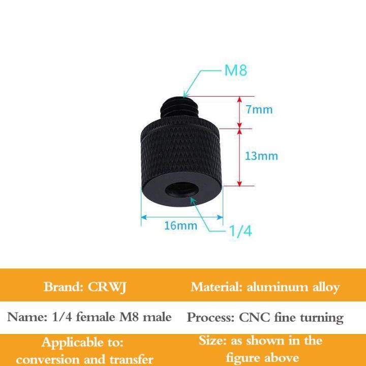 Conversion Screw Dual Nuts Tripod Mount Screw 1 4 To M4 M5 M6 M8 M10 Inch Projector Bracket