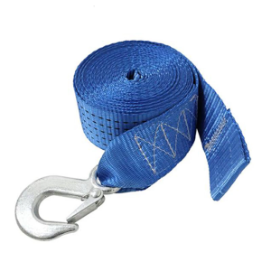 19.7/26.2/32.8ft Trailer Winch Strap with Safety Hook for Towing Vehicles Boats and Jet Ski Replacement Heavy Duty Strap
