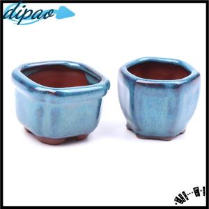 【dipao】 Mini Plant Pots Flower Pot With Holes Garden Chinese Style Bonsai Flowerpot Purple Sand Craft Plant Pot Planter Home Decoration