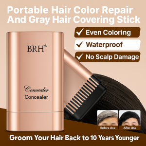 Cover Gray Hair Hair Dye Hair Color Stick Waterproof Sweat-Proof Hair Dye Comb Long Lasting Fast Dye Stick