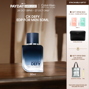 Calvin Klein Defy Eau De Parfum For Men 10ml | 50ml | 100ml | 200ml - EDP For Him (Male Perfume)