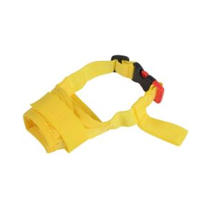 SUN ME Bite Chew Dog Mouth Cover Adjustable Anti Barking Dog Mouthpiece Portable Nylon Dog Muzzle Puppy