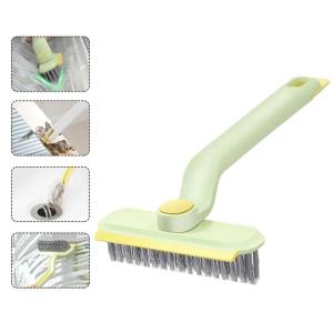Multifunction Rotating Crevice Cleaning Brush Toilet Tile Joints Dead Angle Crevice Gap Cleaner Brush For Shower Floor Kitchen