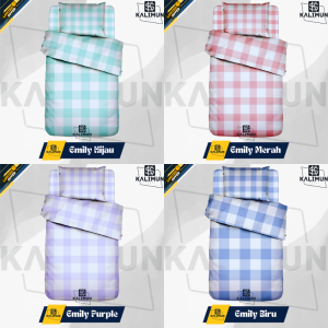 Sprei Aesthetic 70x200x5 70x200x10 70x200x20 Motif Polos Dan Karakter Single Size