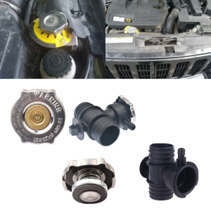 Engine Coolant Recovery Tank CapCoolant Filler Neck Radiator Hose Connector 52029195AK for Wrangler
