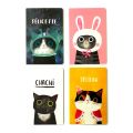 Buku Catatan Bergaris Set / Notebook Cover Cat / MSP-A2-2 / 4 pcs. 