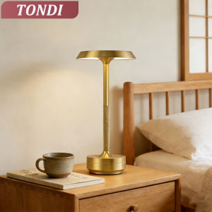 LED Table Lamp USB Rechargeable Gold/Black Wireless Night Light Touch Sensor  Bedroom Bar Dining Room Aluminum Desk Light2026