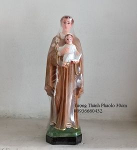 TƯỢNG THÁNH ANTON CAO 28CM TƯỢNG THÁNH TÔNG ĐỒ CÔNG GIÁO COMPOSITE(Anton)
