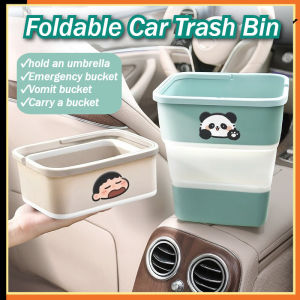 Foldable Car Trash Bin Sanrio Pochacco Car Trash Can Portable Durable Car Storage Bucke Organizer Trash Can 垃圾桶