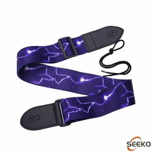 Seeko Guitar Strap Acoustic Guitar Strap Suitable For Bass Electric & Acoustic Guitars