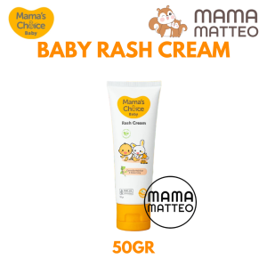 MAMAS CHOICE Baby Rash Cream 50ml / Mamas Choice Krim Iritasi Kulit Sensitif Ruam Merah Popok Biang Keringat Ruam Susu / BANDUNG