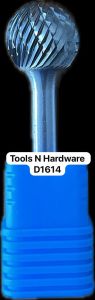 JS Tools Precision D-Shape Carbide Burr Set for Metalworking & Woodworking