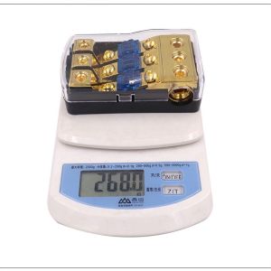 Car audio modification power cable splitter fuse holder fuse fuse tube circuit breaker splitter