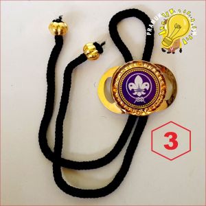 Scraf polos menyala list Scout pramuka