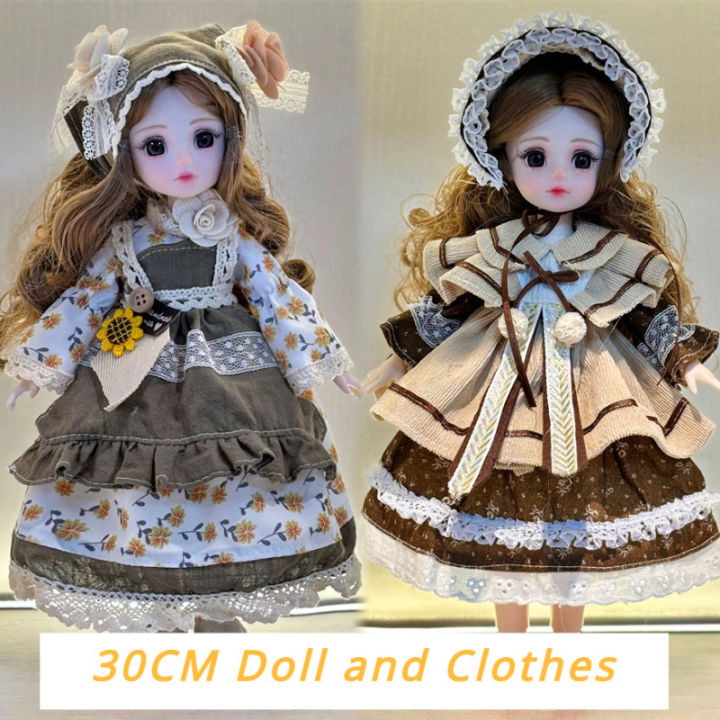 Ensemble Complet 30cm 1/6 BJD Toys Poupées Pour Enfants