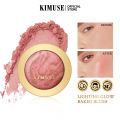 KIMUSE Lighting Glow Baked Blush Long-lasting & Waterproof Powder Natural Shimmer Finish Blusher Black Gold Galaxy Collection. 