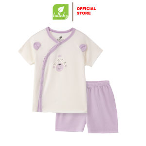 LULLABY - Bộ cài lệch cộc tay cho bé trai/bé gái - NH349N