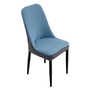 CHAMPIONBABY High-elastic Jacquard Dining Chair Cover Anti-slip All-inclusive Integrated Seat Cover Chair Protectors Fade Resistant Backrest Cover Home Decoration
