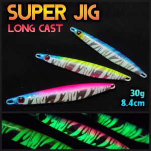 Metal Jig 30g Super Long Cast Micro Ultralight Jigging Shore Casting