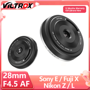 VILTROX 28mm F4.5 Full Frame Pancake Auto Focus AF Humanities Lens for Sony E Nikon Z A7C ZVE10 Z6 Z7 z9 ZFC ZVE10II A6400 A6600