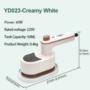 KANAZAWA Mini Steam Iron Foldable Professional Handheld Mini Portable Clothes Ironing Machine