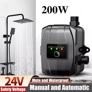 Booster Pump 24V Automatic Silent Solar Water Heater Small Booster Pump Water Heater Bathroom Tap Pressurize Water Pump