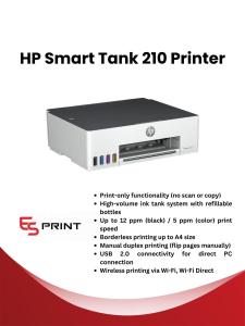 HP Smart Tank 210 Printer