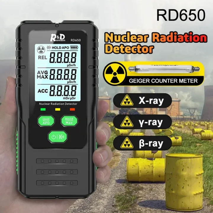 [sillyshuai]RD650 Geiger Counter Nuclear Radiation Detector X-Ray Γ-Ray ...