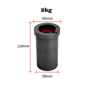 Graphite Crucible 2kg 5kg High Purity Graphite Crucible Melting Gold  Silver Copper Furnace Casting Mould Melt Jewelry Tools