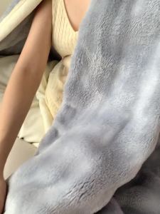 2026 New A Thickened Blanket for Students Dormitory Upgraded Long Flannel Blanket for Sofa and Air Conditioner LZD