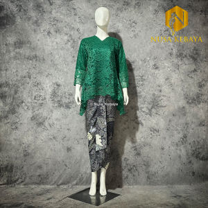 Nusa Kebaya Setelan Kebaya Rinjani Brokat Rok Lilit Batik Kebaya Brukat Kondangan Kebaya Termurah