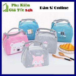 Túi Đựng Hộp Cơm Giữ Nhiệt Cao Cấp Bento Chống Thấm Nước - Túi Giữ Nhiệt Đựng Đồ Kiểu Nhật - Túi Cơm - Túi Đưng Cơm Cách Nhiệt Có Quai Cầm Tiện Lợi