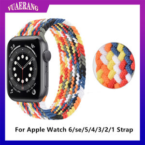 VUAERANG Braided Solo Loop for Apple Watch Band 49mm 41mm 45mm 38mm 42mm 40mm 44mm FABRIC Nylon Elastic Bracelet for i Watch Series 1 2 3 4 5 SE 6 7 8 Ultra Smartwatch Strap