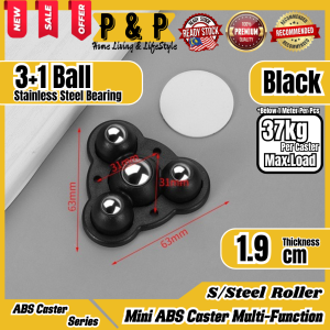 Multi Function 360° Rotating Caster Wheels Mini Thin Wheels Furniture Roda Kecil