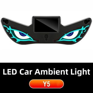 Q-1151 STORE Suction Cup Solar Powered Car Neon Light Wireless Dynamic Display Car Interior Decor Light Vibration Lights on Smart LED Lights