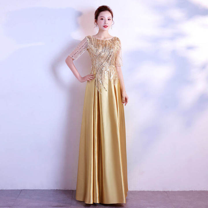 COD 【Taizermind】 Dresses Wedding Gown For Bride Gown Short Sleeve Noble ...
