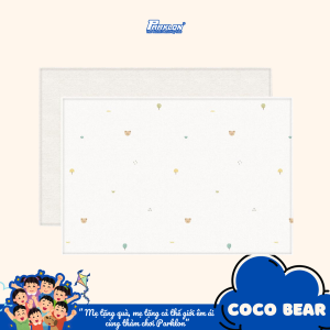 Thảm Em Bé Parklon Họa Tiết Gấu Mini Cao Cấp Êm Ái Chống Sốc Chống Trượt Chính Hãng Hàn Quốc (190x130x1.2)cm