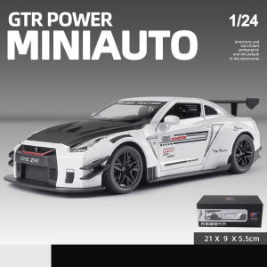 1/24 Nissan Skyline GTR R34 JDM FDJ 35GT-RR Silvia S15 LBWK Racing Car Diecast Metal Rally ature Gift For Kid Boy Collection