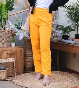 Kulot Leony Crepe Polos / Cullote (tidak ada kantong)