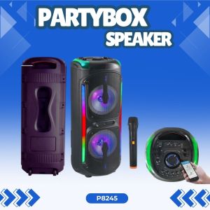 V2S Partybox Max Wireless Bluetooth Loudspeaker Portable High-power Outdoor Karaoke Speaker With Wireless Microphone