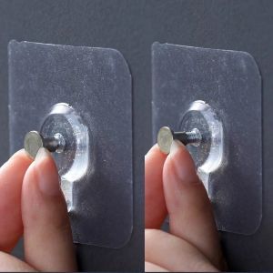 Hook paku gantungan tanpa paku gantungan jam dinding bingkai foto tanpa paku gantungan serbaguna