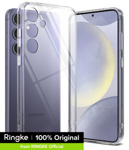 Ringke Fusion Compatible with Galaxy S24 Case Transparent Hard Back Soft Flexible TPU Bumper Scratch Resistant Natural Form