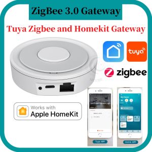 HomeKit Tuya Zigbee wired Hub Work with Home App Intelligent linkage Tuya Zigbee Devices Alexa Google Home Siri Voice